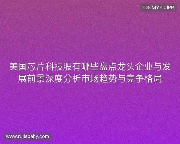 美国芯片科技股有哪些盘点龙头企业与发展前景深度分析市场趋势与竞争格局